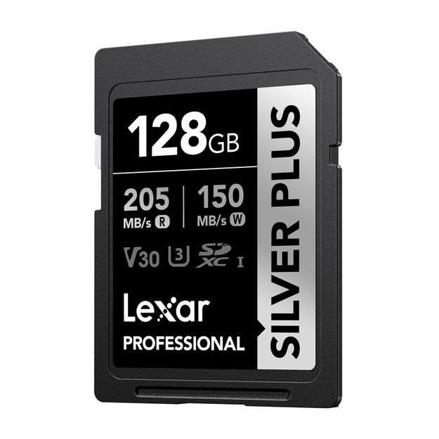 Lexar Professional SILVER PLUS SDXC 128GB memory card