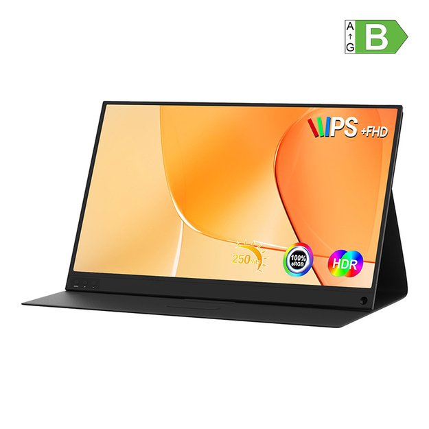 ZEUSLAP P15AT Portable Monitor with a 15.6  Touchscreen