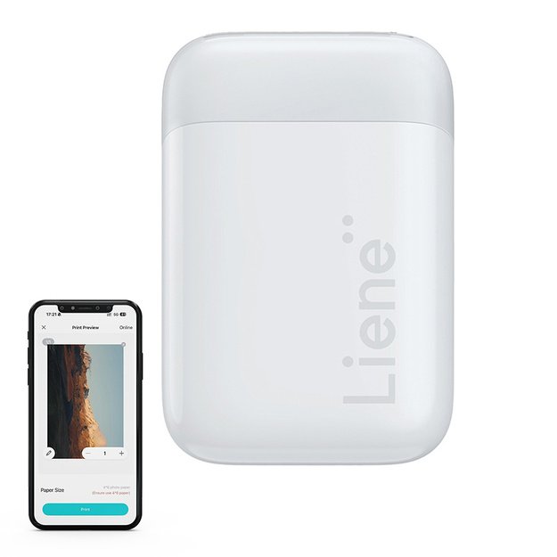Liene Pearl 2x3  Portable Photo Printer (White)