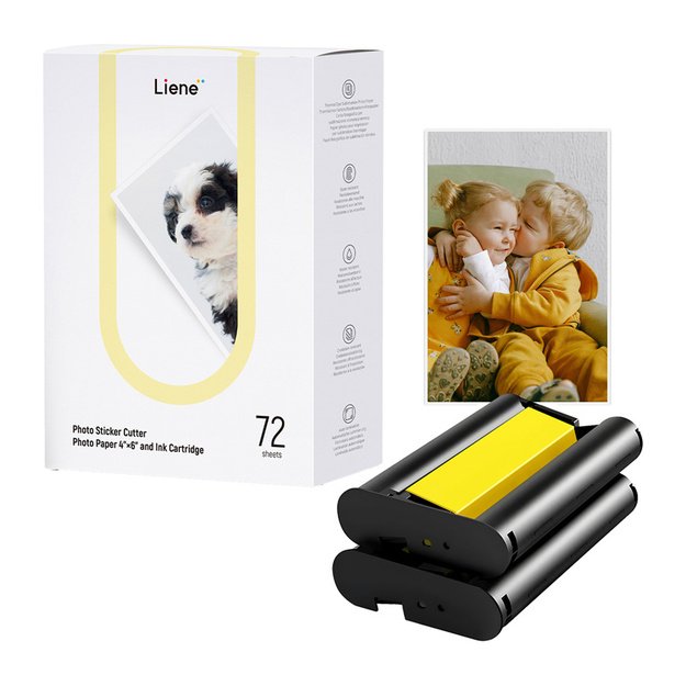Liene PixCut 4x6  printer paper, 72 sheets