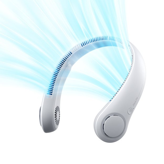 	 Jisulife Neck Fan 3 4000mAh nešiojamas USB kaklo ventiliatorius – pilkas