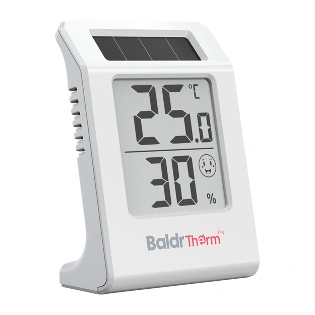 BALDRTHERM E0587TH Solar-Powered Thermohygrometer