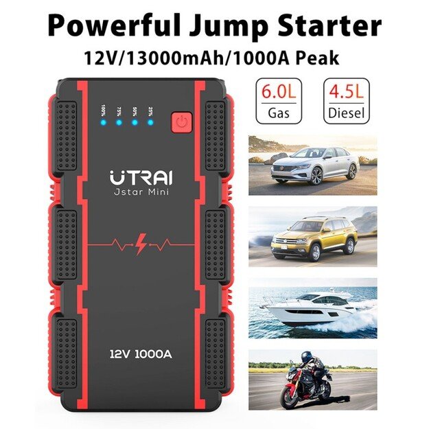 UTRAI JstarMini 1000A automobilio užvedėjas