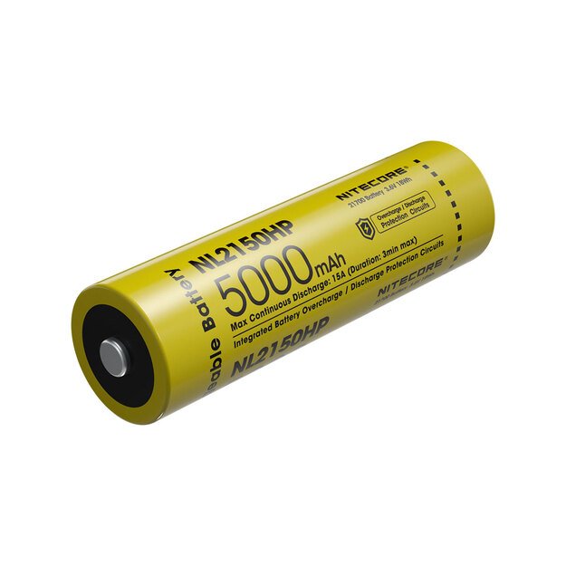 Nitecore NL2150HP įkraunama baterija 5000 mAh 3.6V