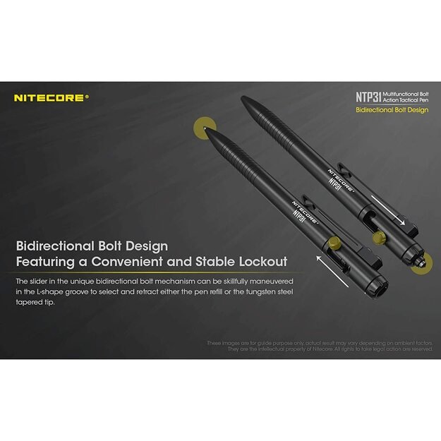 Тактическая ручка Nitecore NTP31