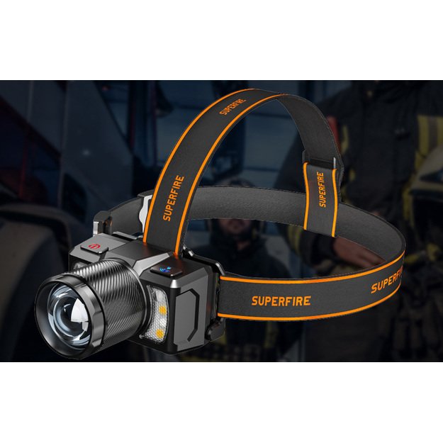 Фонарик Superfire HL25, 700лм, USB-C