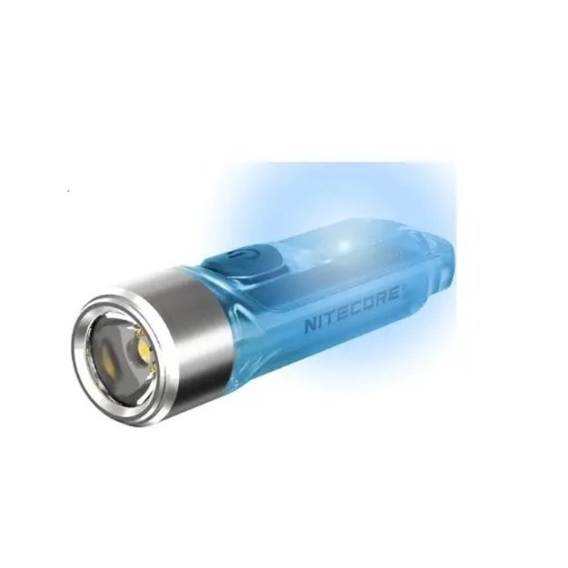 Nitecore TIKI GITD įkraunamas LED raktų žibintuvėlis, 300 Lm MĖLYNAS