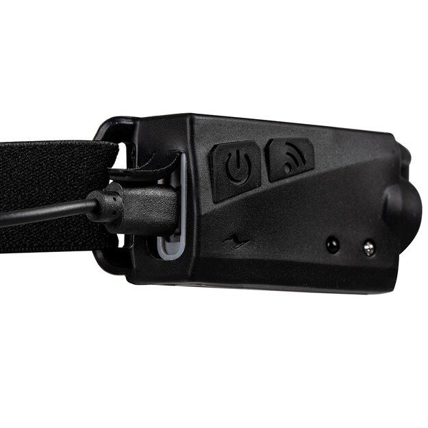 Vayox COB + XPE įkraunamas žibintuvėlis ant galvos 350lm su judesio jutikliu VA0128