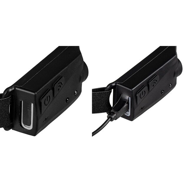 Vayox COB + XPE įkraunamas žibintuvėlis ant galvos 350lm su judesio jutikliu VA0128