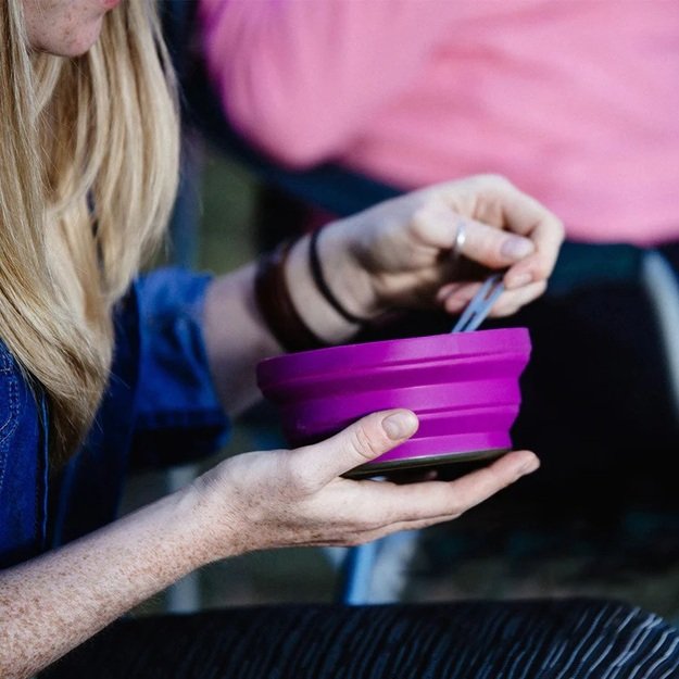 Lifeventure Ellipse Folding Bowl - Purple