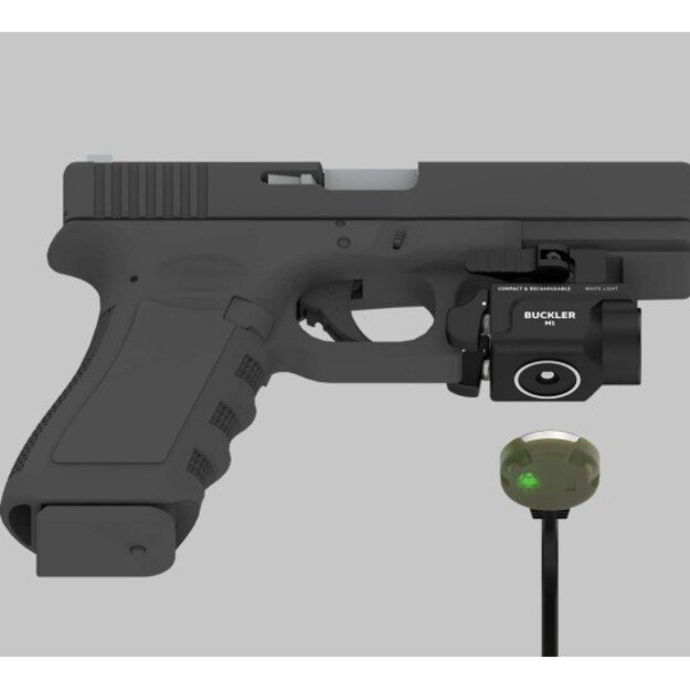 Armytek Buckler M1 flashlight on weapon 700lm F09301C