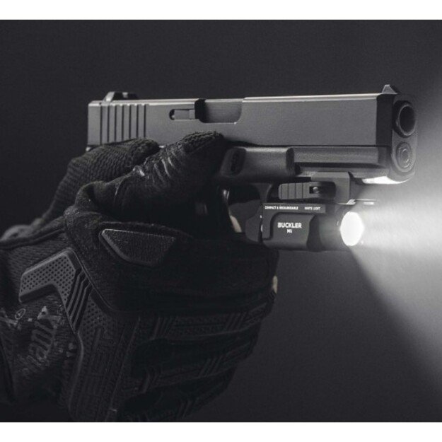 Armytek Buckler M1 flashlight on weapon 700lm F09301C