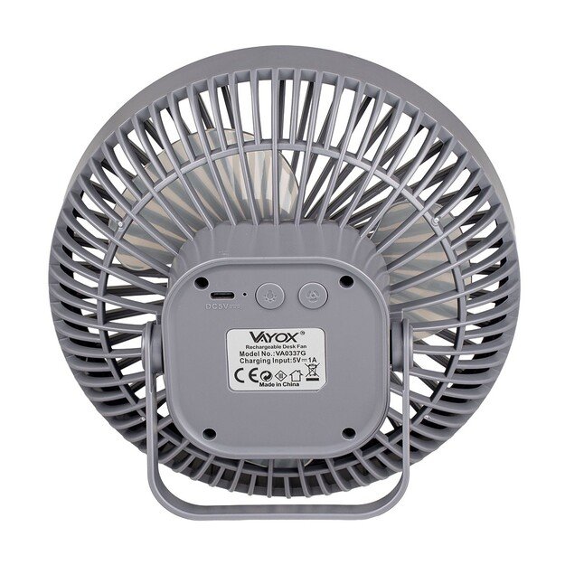 Vayox Портативный перезаряжаемый вентилятор с подсветкой 6xSMD VA0337G