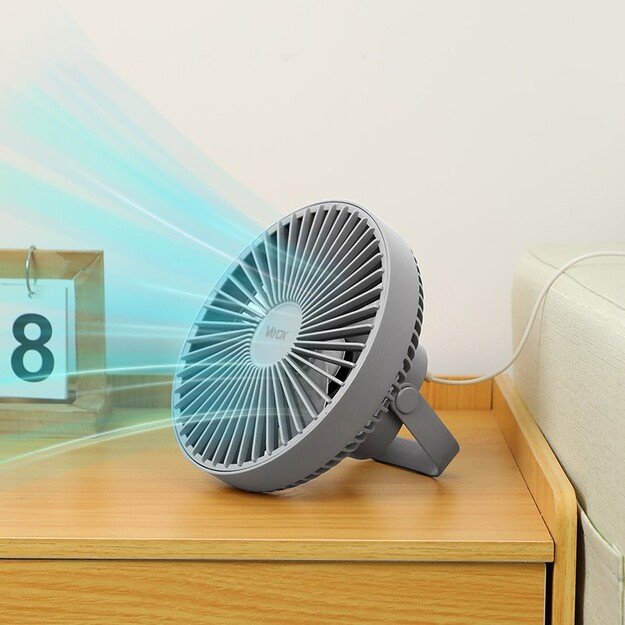 Vayox Портативный перезаряжаемый вентилятор с подсветкой 6xSMD VA0337G