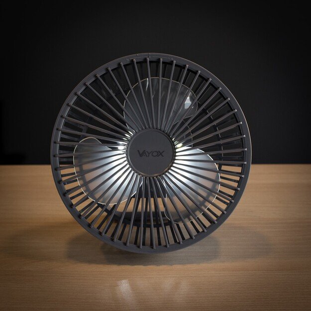 Vayox Портативный перезаряжаемый вентилятор с подсветкой 6xSMD VA0337G
