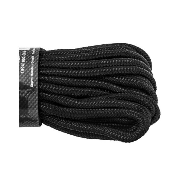 Черный канат Mil-Tec 9 мм x 15 м