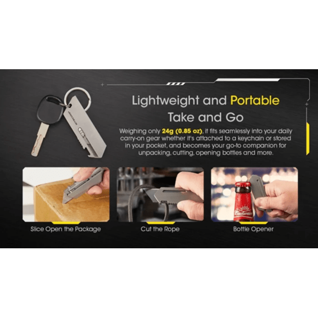 Nitecore titaninis peiliukas NTK09