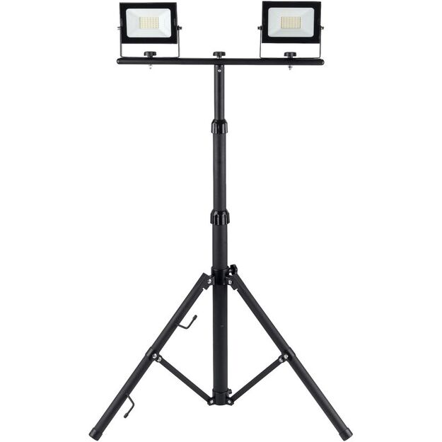 Avide LED floodlight with stand 2x30W 4K 6000lm