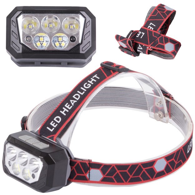 Žibintuvėlis ant galvos LED XHP30 SMD SQ-870