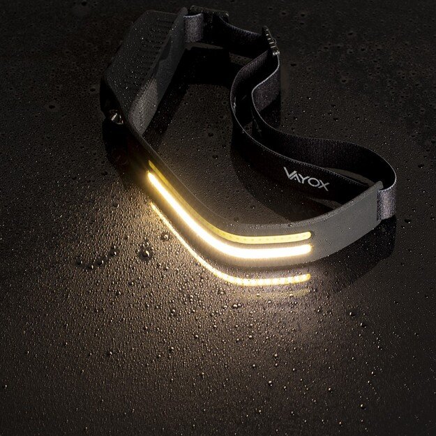 Vayox žibintuvėlis ant galvos COB + XPE LED VA0129