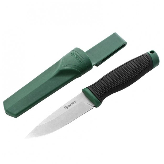 Ganzo G806-GB knife, green-black