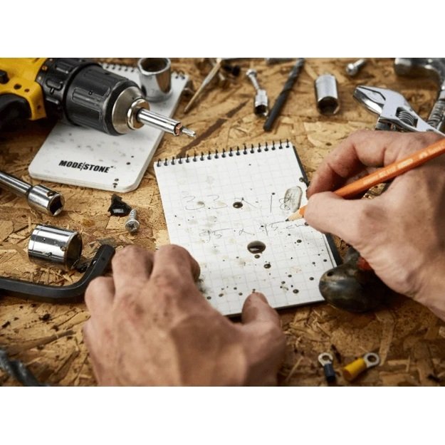 Modestone® A5 водонепроницаемый блокнот 148x210 мм 50 листов C53 MIL Green