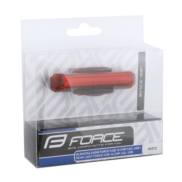 Rear light FORCE Cob 16 chip LED USB