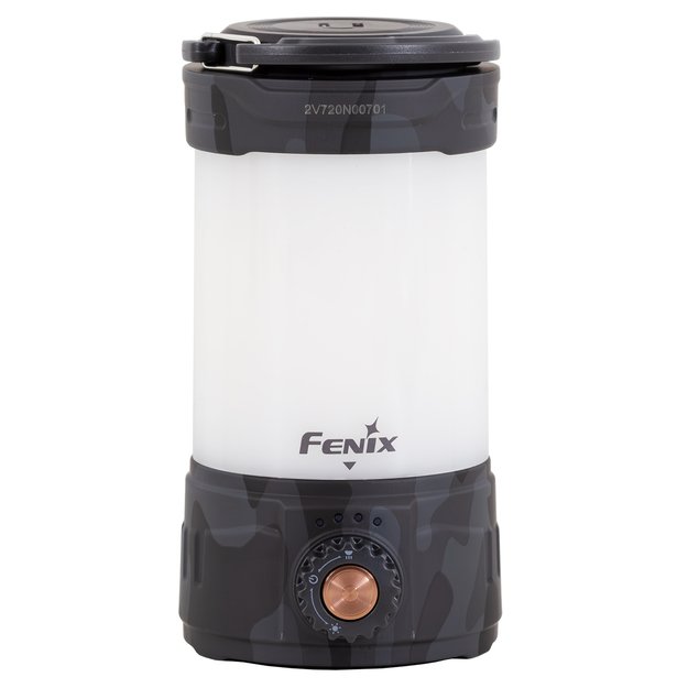 Светодиодный кемпинговый фонарь Fenix CL26R Pro с USB-подключением Grey Camo