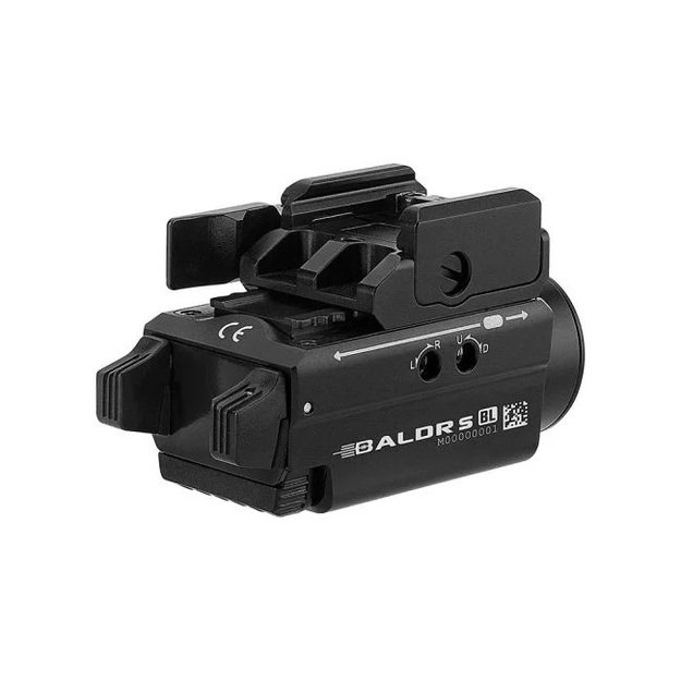 Olight BALDR S žibintuvėlis ant pistoleto 800lm mėlynas lazeris
