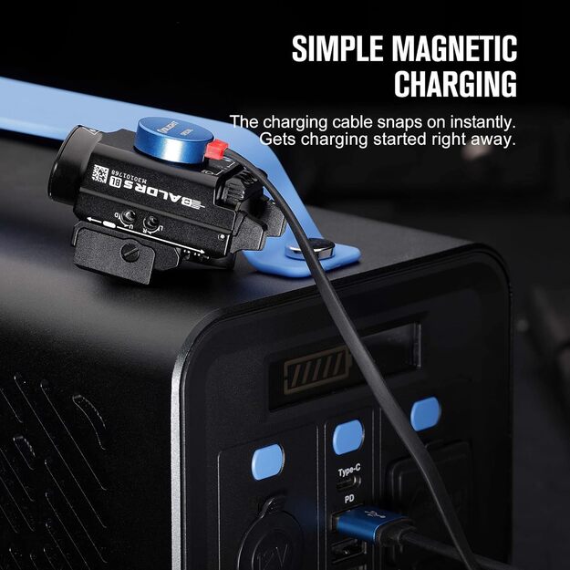 Olight BALDR S žibintuvėlis ant pistoleto 800lm mėlynas lazeris