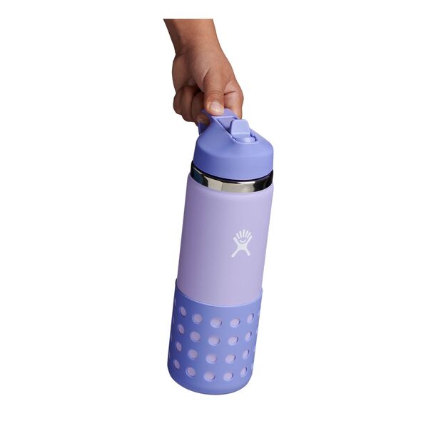 Hydro Flask vaikiška gertuvė su šiaudeliu 591ml W20BSWBBF519 Alyvinė