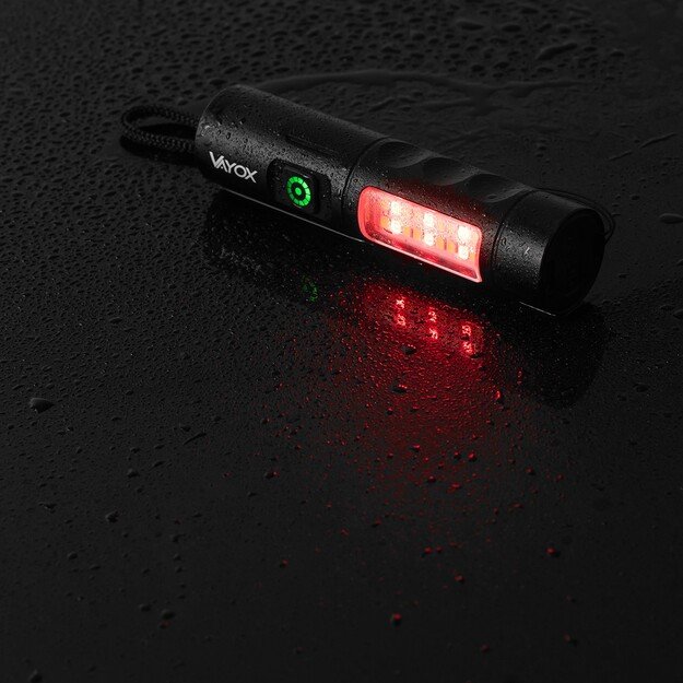 Vayox Įkraunamas žibintuvėlis 250lm 5W LED + SMD VA0184