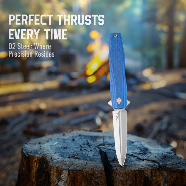Ruike P188-E sulankstomas peilis Mėlynas