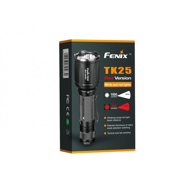 Fenix TK25 RED žibintuvėlis