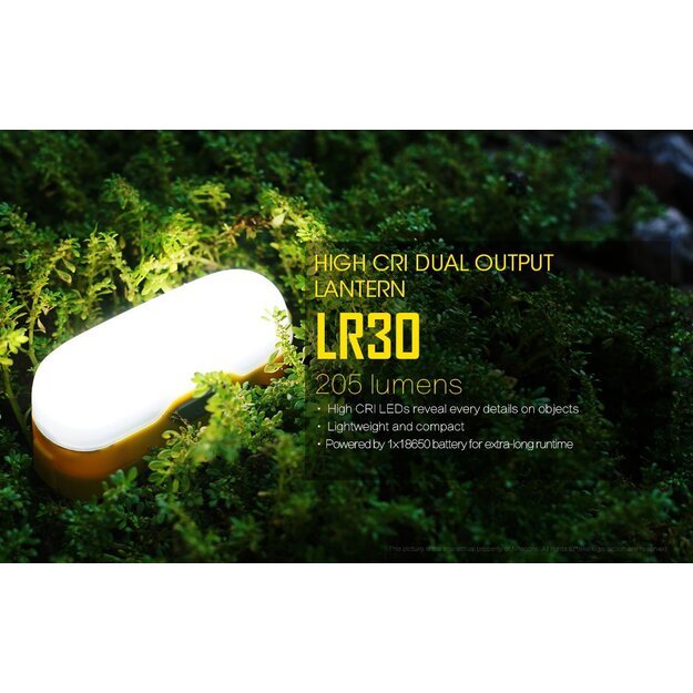 Nitecore LR30 LED lempa, mėlyna
