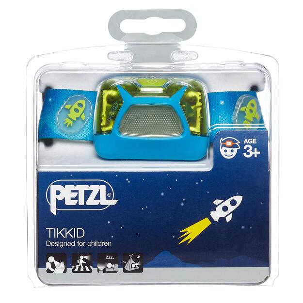 PETZL TIKKID vaikiškas žibintuvėlis ant galvos, mėlynas