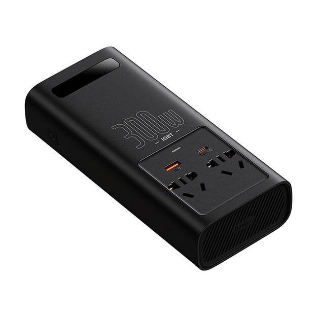 Maitinimo keitiklis Baseus 300W (24V CN/EU) (juodas)