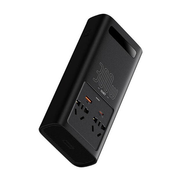 Maitinimo keitiklis Baseus 300W (24V CN/EU) (juodas)