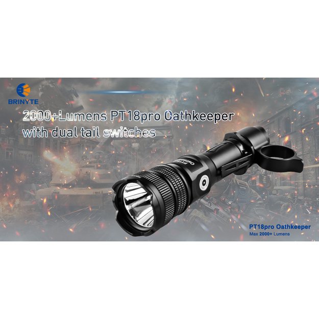 Brinyte PT18pro Oathkeeper žibintuvėlis
