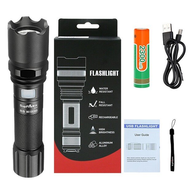SupFire A10 flashlight