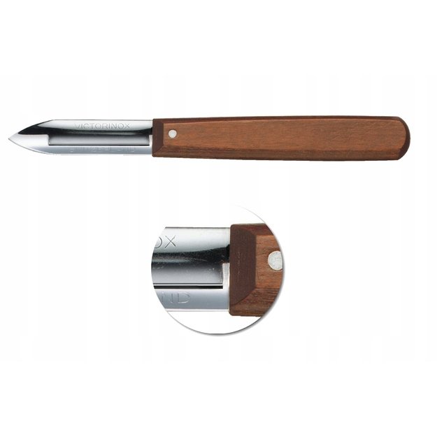 Victorinox single-sided peeler with wooden handle 5.0109