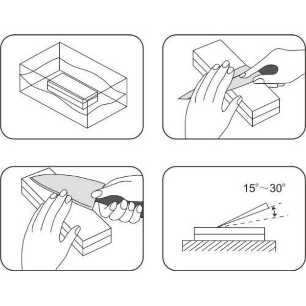 Heystone H3010 double-sided knife sharpening stone 1000/3000