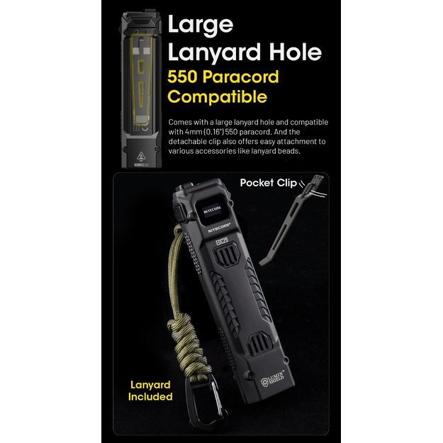 Nitecore EDC29 LUMINBLADE flashlight 6500lm