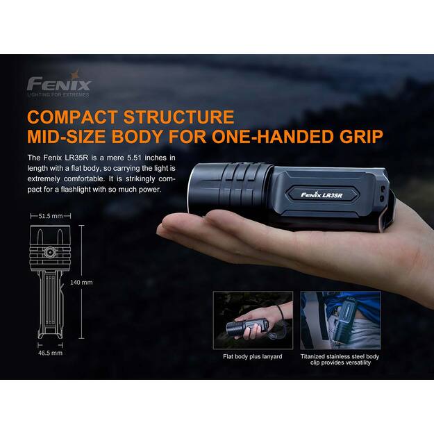 Fenix LR35R žibintuvėlis