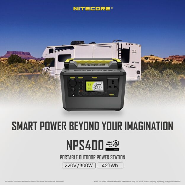 Nitecore NPS400 Power Station elektrinė - 117000mAh