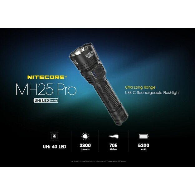 Nitecore MH25 Pro medžioklinis komplektas