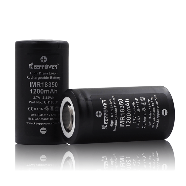 KEEPPOWER IMR18350 1200mAh Li-ION baterija UH1835P 1 vnt.