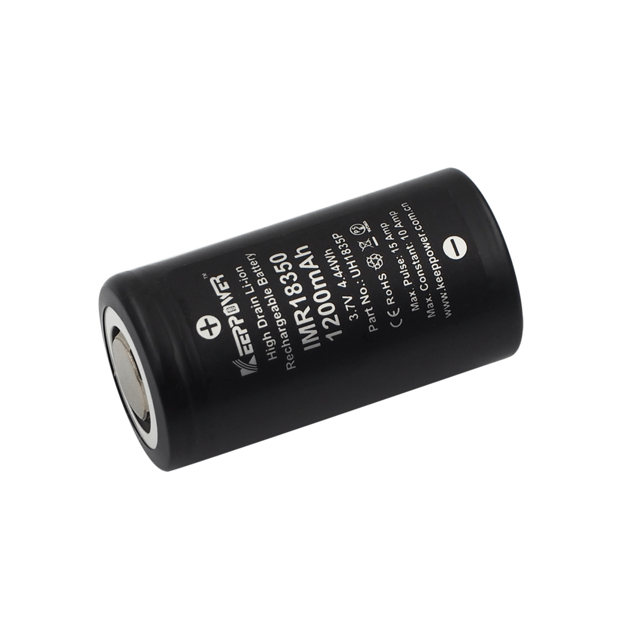 KEEPPOWER IMR18350 1200mAh Li-ION baterija UH1835P 1 vnt.