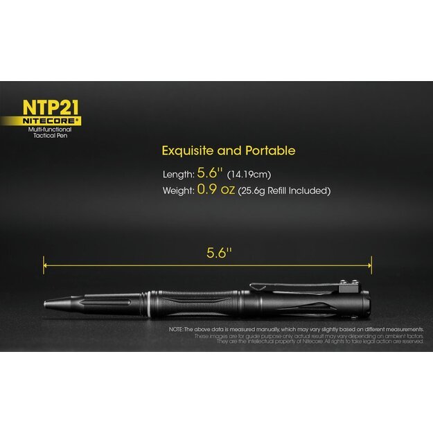 Тактическая ручка Nitecore NTP21