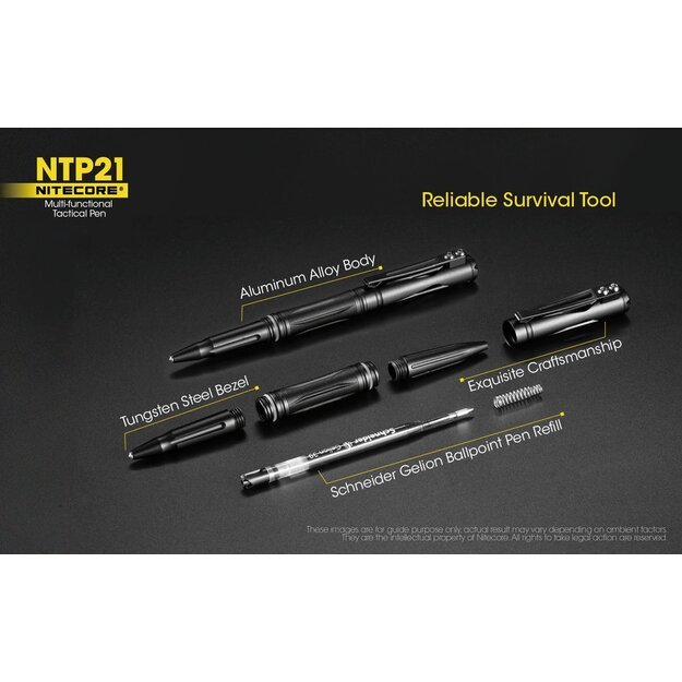 Тактическая ручка Nitecore NTP21